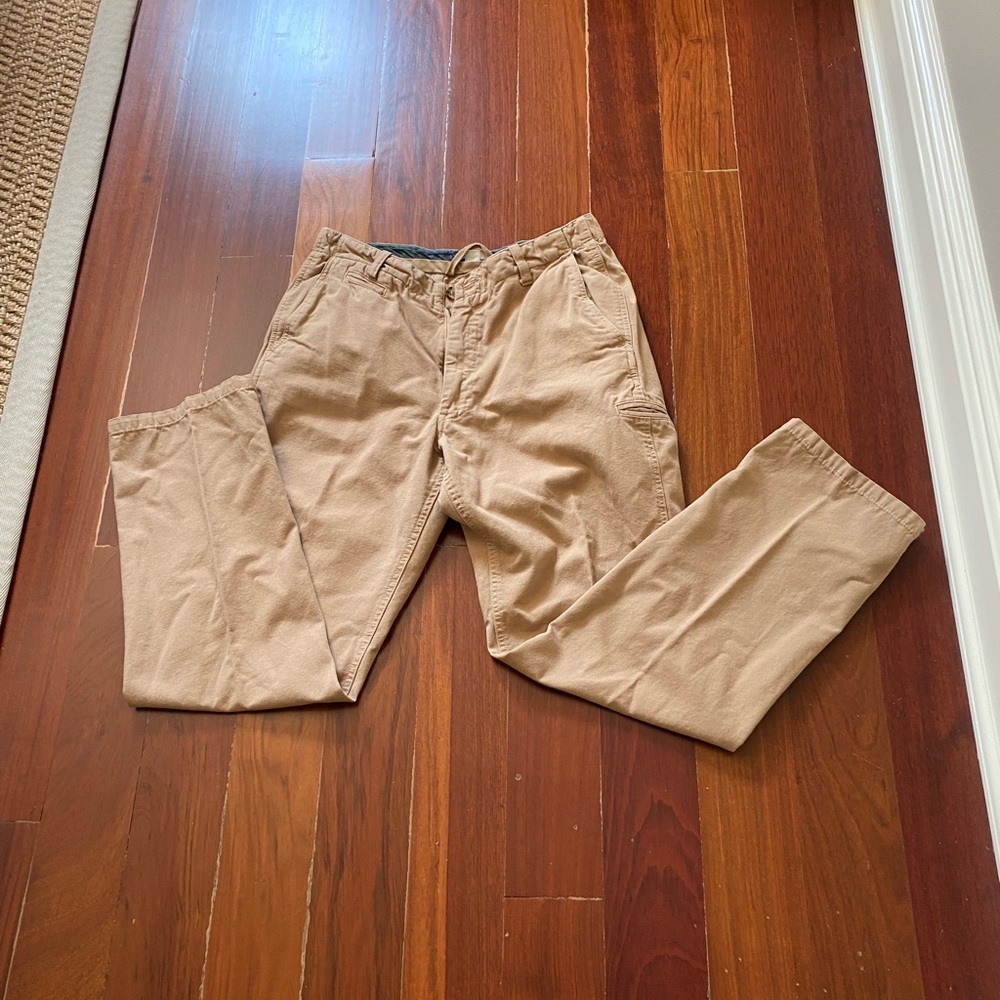 Men's  Carbon2Cobalt Tan Pants. Used. 33 “ waist. Rugged